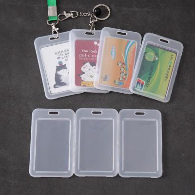 China Lady TOPSTHINK Wholesale Transparent Company Card Bag Credit Card Holder Wallet for Adult and Kids for sale