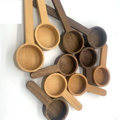 China Factory direct sale viable wooden wooden coffee spoon measuring spoons for coffee for sale