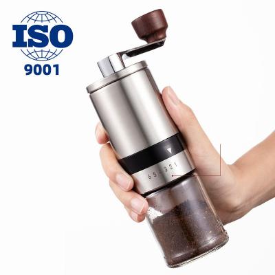 China WITH LID Hot Sale 6 Setting 304 Stainless Steel Adjustable Coffee Bean Ceramic Buy Manual Coffee Grinder for sale