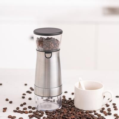 China With Scale Coffee Bean Grinder Commercial Steel Electronic Electric Coffee Grinder USB Charging Amazon Hot Selling Stainless Steel Tray for Bean for sale