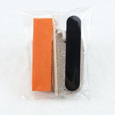 China Eco-Friendly Pedicure Kit Wholesale Manicure Mini Wooden Ziri Nail File Stick For Nail Mini Sponge Block Pumice Stone for sale