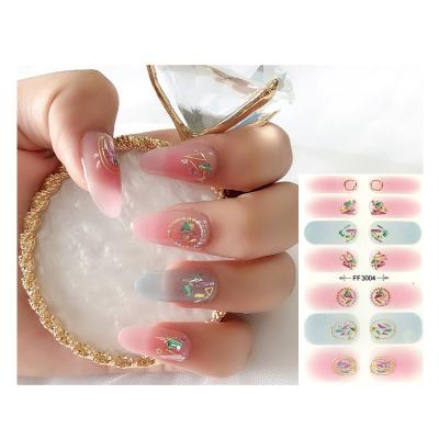 China ZIRI Temporary Customized Nail Art Fashion Girls Artificial Nail DIY Home Women Nail Stickers for sale