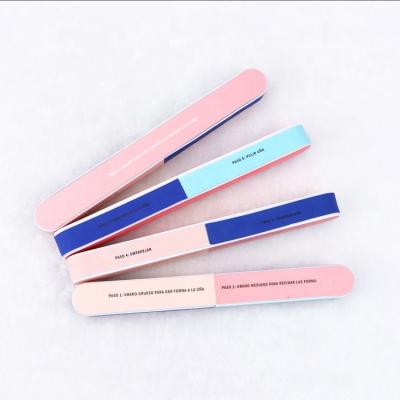 China Household High Quality Sunshine 7step Sponge Buffer Magic Professional Nail File for sale