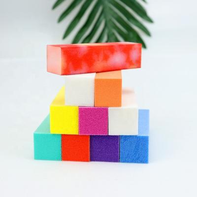 China Household Ziri Factory Supply Nail Tools Sponge Manicure Buffer Blocks 4 Side Mini Nail Beauty Polish Buffer For Salon for sale