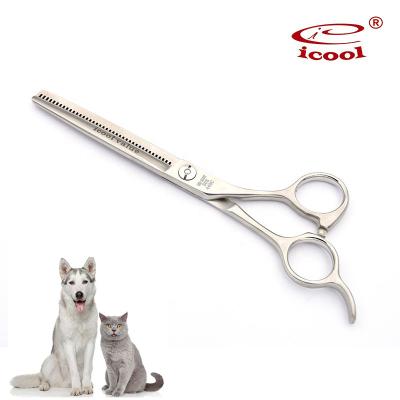 China 2021 Hot Selling Viable Professional Dog Grooming Stainless Steel Thinning Scissors for sale