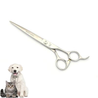 China New Viable Professional 7.5 Inch Stainless Steel Pet Hair Cutting Dog Grooming Scissors for sale