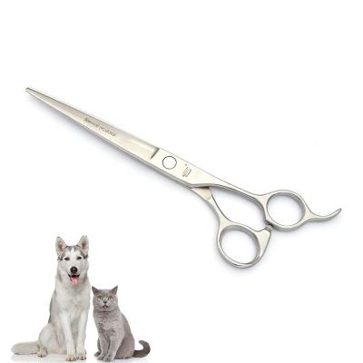 China 7.5 Inch Sustainable Hot Selling Stainless Steel Fashionable Pet Hairdresser Dogs Groming Scissors for sale