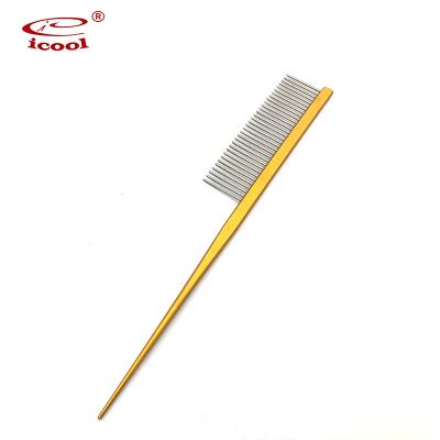 China Factory direct viable 35g stainless steel hair brush pet comb for sale for sale