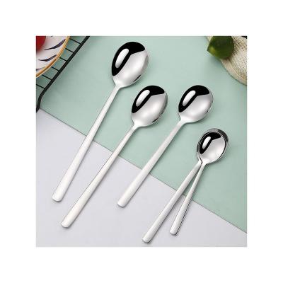 China Good quality viable hot selling silver stainless steel cutlery dinnerware fork spoon set for sale