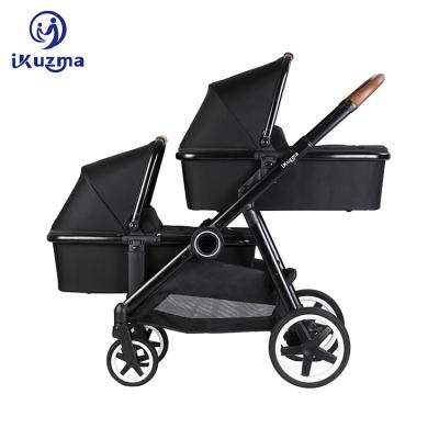 China Tandem Stroller Box Sit Can Lie Safety Cart Wholesale Custom Baby Stroller for sale