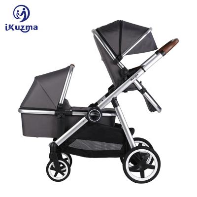 China Wholesale Sit And Lie Cheap Baby Stroller Factory Price Tandem Lightweight Multifunctional Strollers for sale