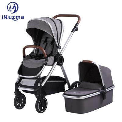 China 2020 New 3 in 1 Travel System Stroller Hot Gray Custom Multiple Recline Travel System Baby Stroller for sale