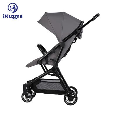 China Factory Made One-Hand Lightweight Quick Fold Safety Stroller Travel Stroller Luxury Light Weight With Semi-Transparent Window for sale