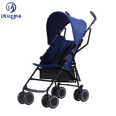 China Simple Manufacturer Easy Fold Blue Red Safety Baby Buggy Stroller With Factory Price Errors for sale