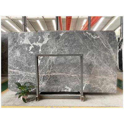 China Modern Interior Wall And Floor Decor Polished Natural Big Leaf Stone Slate Marmol Marble Slabs for sale