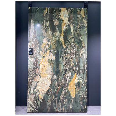 China Modern Luxury Solid Outdoor Phoenix Crystal Artificial Marble Stone Slab For TV Background Bathroom Wall Mural for sale