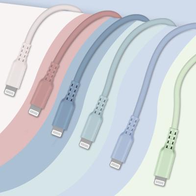 China Etc.electronic mobile phone product MFi certified factory genuine wholesale lightning 8pin cable fast charging mfi lighting cable c89 for sale