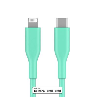 China Fast Charging Mobile Phone Mfi c94 usb data cables 3a usbc to lightning charger cable for iphone for sale