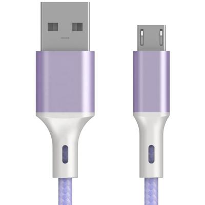 China High Speed ​​3A 15W Micro B USB Fast Charging Braided Fast Charging Data Cable For Android Micro Cable for sale