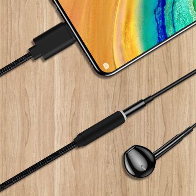 China Mobile Phone Types Audio Jack Adapter Cable Mobile Phone Earphone USB Type C to 3.5mm Audio Adapter for sale