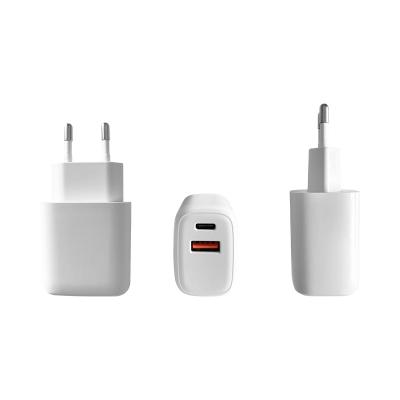 China Convenient Portable White Type C 20W Palladium USB Wall Mobile Phone Power Charger EU UK US Charger for sale