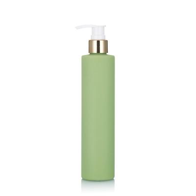 China Custom HDPE Plastic Cosmetic Lotion Bottle 200ml 500ml Shampoo Bottle With Pump for sale