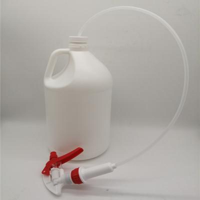 China White HDPE Gallon Plastic Bottle Household Products China Manufacturer With Long Neck 38/410 Sprayers for sale