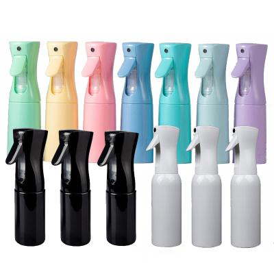 China Household Plastic Hair Water Spray Bottle Fine Mist Continuous Mist Spray Bottle 300ml 500ml for sale