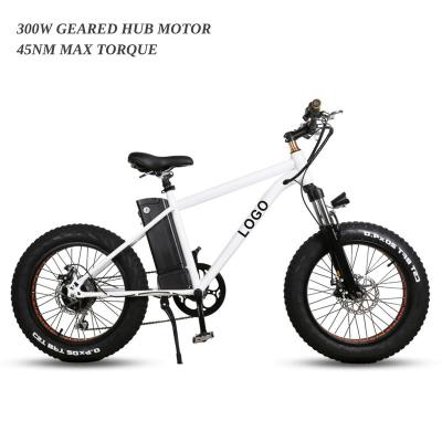 China 26 x 4.0 Fat Tire Alloy 26 x 4.0 Fat Tire Beach Cruiser Snow Ebike Electric Mountain Bikes e Bike Fat Tire for sale