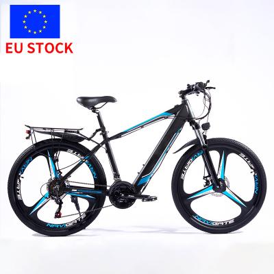 China Aluminum Alloy Mountain Bike 750w Battery ebike Eu Warehouse Electric Integrated Mtb Mountainbike 26 Inch Electric Bicycle Eu Stock for sale