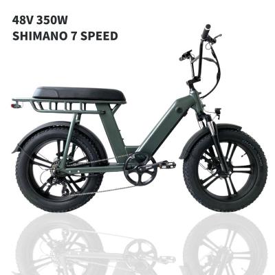 China Fat tire rear wheel 48V 350W aluminum alloy cycle bicicleta de ruta hombre de Para 20 inch electric bikes ebike for adults men cycle for sale