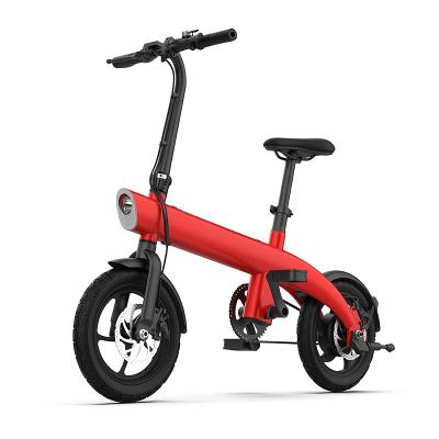 China 14inch Aluminum Alloy Foldable And Convenient To Carry A Variety Of Colors With Headlights Electric Power Bicycle for sale