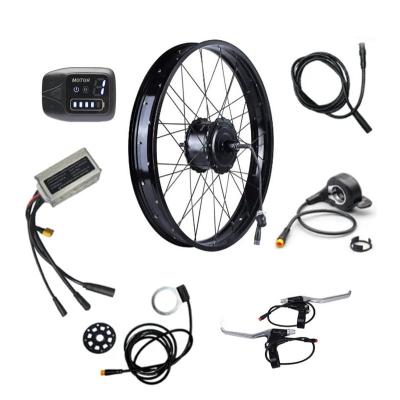 China 26 inch electric bicycle kit e-bike kits e-bike conversion kit cheap electrica electrica bicicleta DIY electric bike for sale