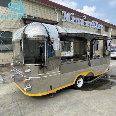 China Australian standard commercial catering outdoor food truck refrigerated mobile hot dog cart for sale for sale