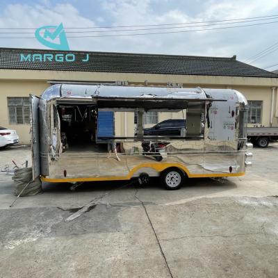 China Commercial Supply Hot Selling Customized Mobile Kitchen Deep Fryer Food Cart Catering Trailer for sale