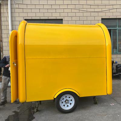 China Vegetable processing factory multifunctional popular mini street M-220 mobile food trailer ice cream trailer for sale