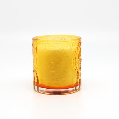 China Colorful High Quality Custom Flame Relief Effect Cup Wax, Customized Scent As Per Request, Favorable Price for sale