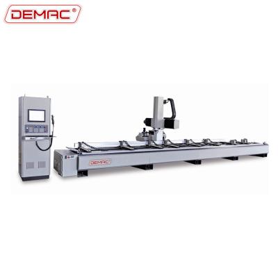 China Building Material Shops CNC 3 to 5 Axis Aluminum Window Making Machine Profile End Face Milling Machine zu verkaufen