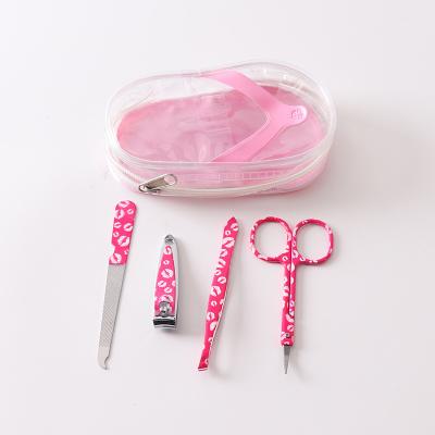 China Daily Nail Care Nail Care Manicure Kit 5 Pieces Cutter Cuticle Trimmer Design Pedicure Set New for sale