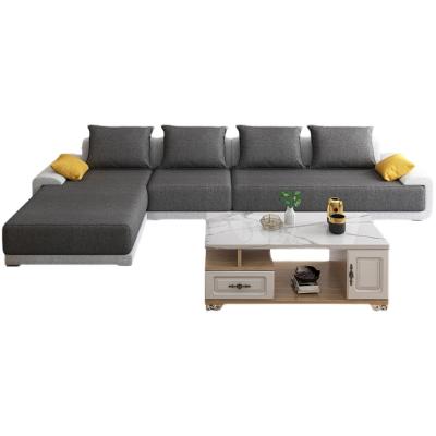 China Adjustable Single Fabric Sofa Living Room Modern (Hight) Fabric Sofa Furniture Set for sale