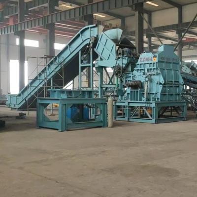 China Copper Wire Recycling Metal Shredder Machine Scrap Scrap Retrieval Equipment for sale