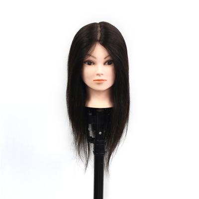 China Hair Cut Human Hairdressing Training Head Mannequin 100% Natural Hair Cosmetology Hairdressing And Stylist Salon School for sale