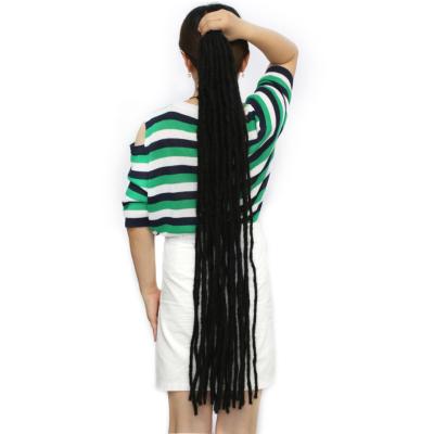 China Straight Hair Tianrunhair Faux Locs Crochet Hair Long Dreadlock Extensions 40inch 30roots Synthetic Braiding Hair For Mom for sale