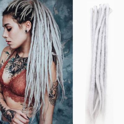 China Yaki Tianrunhair 20 Inch Sand Color Dreadlock Extensions Crochet Locs Braid All Handmade Synthetic Hair Extension for sale