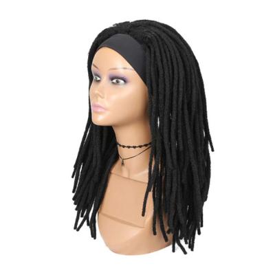 China Afro Wave Tianrun Hair Synthetic None Lace Wigs Faux locs Dreadlock Dread Braiding African Crochet Hair Wig Wig for sale