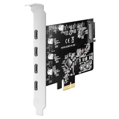 China > MAIWO USB3.2 Gen1 support 4port typec to 5Gbps PCIe 4pcs to type-c adapter card for sale