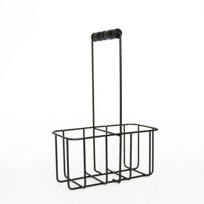 China Hand Made Sauce Square Metal Racks Wire Load Bearing Wire Rack For Milk Bottles for sale