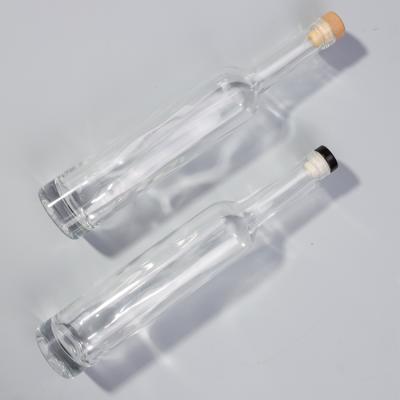 China Tall wine /ice wine /vodlka ice wine glass tall bottles 500ml glass bottles for juice wine for sale