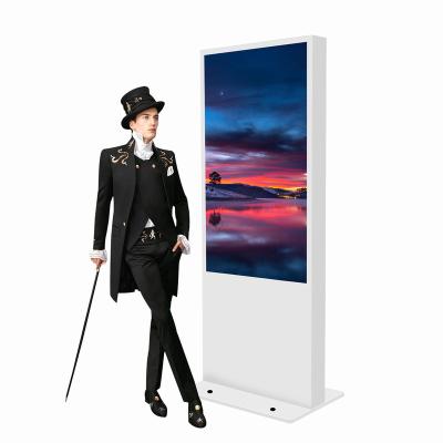 China Outdoor Floor Stand Digital Signage and Indoor Smart Displays Android WIFI IPS Touch Screen Kiosk FHD LCD Display Advertising Players for sale