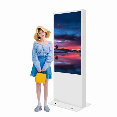 China Outdoor Floor Stand Digital Signage and Indoor Smart Displays Android WIFI IPS Touch Screen Kiosk FHD LCD Display Advertising Players for sale